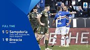2019/2020意甲联赛第19轮全场集锦：桑普多利亚5-1布雷西亚