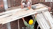 这样独特的农村自建房楼梯搭建技术你见过吗？太厉害了