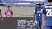 中国足协杯-16赛季-1/4决赛-第2回合-第35分钟射门 特谢拉单刀挑射被吴龑神勇扑出-花絮
