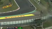 F1-14赛季-匈牙利站排位赛：马格努森再度危险驾驶打滑上墙-花絮