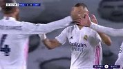 第25分钟皇家马德里球员本泽马进球 皇家马德里1-0国际米兰