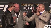 UFC-17年-UFC217期-比斯平嚣张造型亮相面对面媒体日-花絮