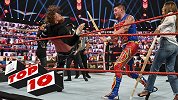 RAW第1424期十佳镜头：雷尔全家上阵毒打救世主门徒