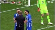 第80分钟柏林赫塔球员伊比舍维奇乌龙球 弗赖堡2-1柏林赫塔