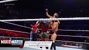 WWE-18年-混双赛第四周：巴洛尔&贝莉VS斯特劳曼&沐恩-精华