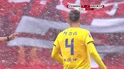 阿尔比外围突施冷箭 稍稍偏出球门