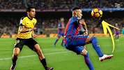 西甲-1617赛季-内马尔10大进攻技巧：3次1V4过人 挑球+牛尾巴羞辱对手-专题