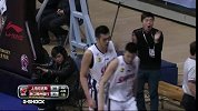 CBA-1314赛季-常规赛-第32轮-浙江队快速反击 斯班瑟上篮遭蔡亮排球大帽-花絮