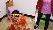 “女方临时加价要30万彩礼”视频被指造假 实为新娘不舍哭泣