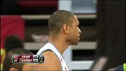 CBA-1314赛季-季后赛-半决赛-第4场-莫里斯内线强打 后仰跳投2+1-花絮
