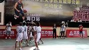 篮球-13年-中国行：巴丁格中国行与球迷3V3 飞身灌篮尴尬扣飞-新闻