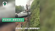 塌方致列车脱轨侧翻 乘客回忆逃生细节：列车员带伤指引我们逃离
