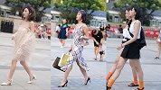 街拍武汉美女路人，你敢像第一位小姐姐这样穿出门么？