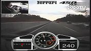 全民贴地飞行 法拉利458德国高速313km/h