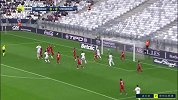 第11分钟斯特拉斯堡球员阿若克进球 波尔多0-1斯特拉斯堡
