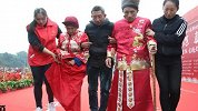 “女大三抱金砖” 四川彭山99岁大爷迎娶102岁新娘