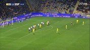 第17分钟弗罗西诺内球员希亚诺射门