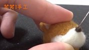 羊毛毡小柴犬的制作，这逼真程度真的不会怀疑是活的吗？