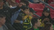 国安主场迎战韩国领头羊 球迷蓄势待发小萌娃抢镜