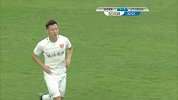 高材生送上落叶球 韩光徽C罗式任意球直奔辽足球门上角