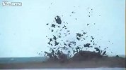 旅游-奇闻酷影！罕见的亚速海泥火山喷发泥浆壮观一幕