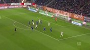 第38分钟奥格斯堡球员拜尔进球 奥格斯堡1-0沙尔克04