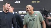 UFC-16年-比斯平与丹亨德森面对面UFC204媒体日现场-花絮