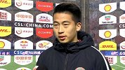 中超-17赛季-联赛-第2轮-赛后采访 U23胡靖航:自己还有更多潜力可以挖掘-花絮