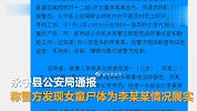 失联女童系被12岁亲戚杀害 玩耍时女童摔晕