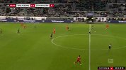 下半场补时第6分钟勒沃库森球员保利尼奥进球 沃尔夫斯堡0-2勒沃库森