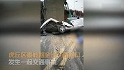 【江苏】苏州一货车失控侧翻砸压教练车 致一学员死亡