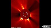 2012年7月13日SOHO图像许多的不明物体和彗星