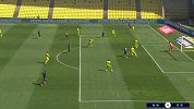 第29分钟尼斯球员多尔贝尔进球 南特0-2尼斯