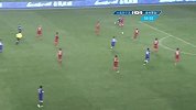 中国足协杯-13赛季-淘汰赛-半决赛-第1回合：阿尔滨球员小角度射门被扑出-花絮