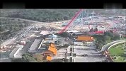 旅游-西班牙冒险港乐园-Shambhala（香巴拉）MEGA过山车建造全过程