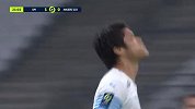 第21分钟马赛球员酒井宏树射门-绝佳机会被扑