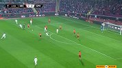 第2分钟哥本哈根球员泽卡射门 - 打偏