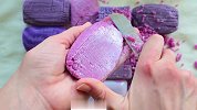 把家里紫色香皂全部刮开，声音好听又减压