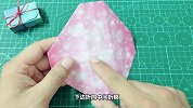不用粘，不用剪，一张纸折个漂亮的礼物盒，手工折纸视频