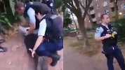 澳洲也现暴力执法：16岁原住民少年被警察当街撂倒 脸朝下砸地