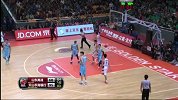 CBA-1415赛季-常规赛-第16轮-山东队反击陶汉林双手暴扣得分（山东vs新疆）-花絮