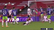 第54分钟谢菲尔德联球员麦戈德里克射门 - 打偏
