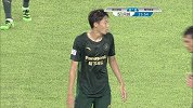 绿城角球配合创造机会 陈晓大远角滑门而出