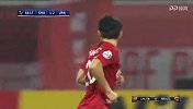 上港任意球高空轰炸 杨世元外围凌空抽射被挡出