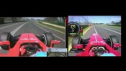F1-14赛季-澳大利亚站排位赛：阿隆索视角对比今年和去年赛车圈速差别-花絮