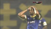 中超-13赛季-联赛-第12轮-阿尔滨任意球攻门差之毫厘-花絮