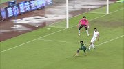 绿城打出高速反击 钟浩然爆射打出横梁