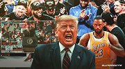 特朗普再拿NBA收视率抨击詹姆斯 煽动支持者现场喷人