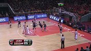 CBA-1415赛季-常规赛-第21轮-李敬宇弧顶空位三分射中（山东vs东莞）-花絮