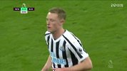 第22分钟纽卡斯尔联球员朗斯塔夫黄牌